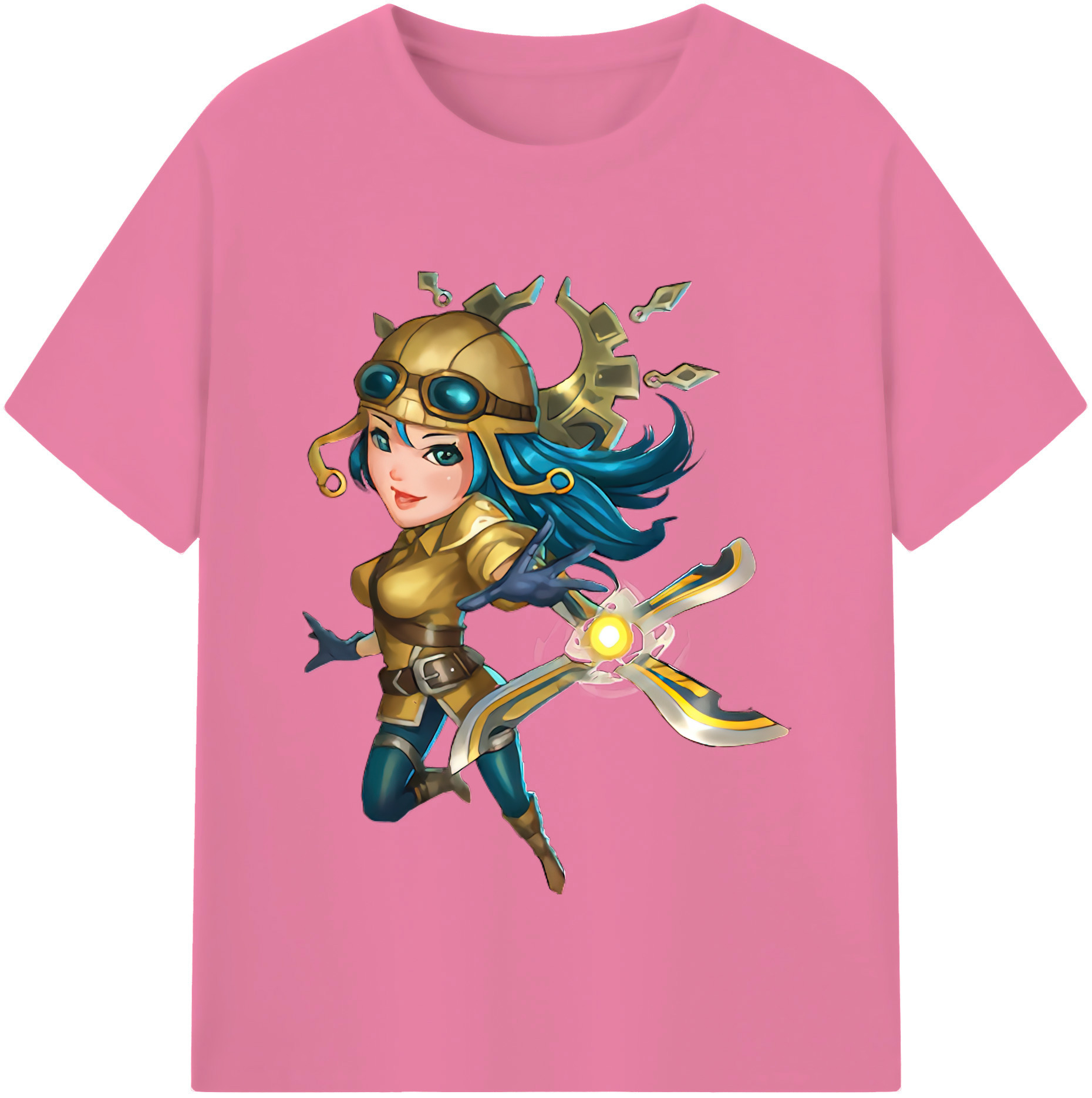 リーグ・オブ・レジェンド League of Legends LOL 綿100％半袖Tシャツ（フロントプリント）